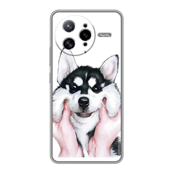 Чехол с принтом «Довольный Хаски» для Xiaomi POCO F7 Ultra Чехол с принтом «Довольный Хаски» для Xiaomi POCO F7 Ultra
