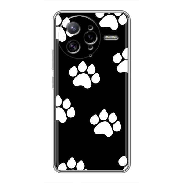 Чехол с принтом «Следы собаки» для Xiaomi POCO F7 Ultra Чехол с принтом «Следы собаки» для Xiaomi POCO F7 Ultra