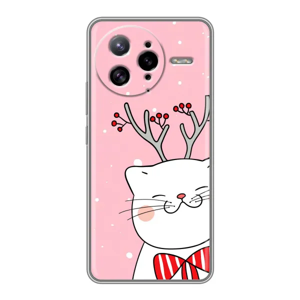 Чехол с принтом «Зимний кот» для Xiaomi POCO F7 Ultra