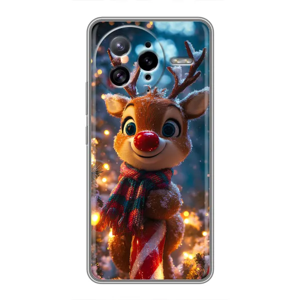 Чехол с принтом «Олень с шарфом» для Xiaomi POCO F7 Ultra