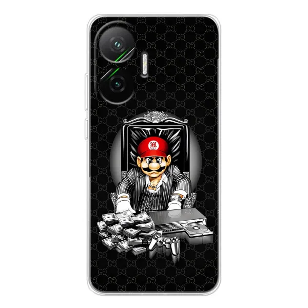 Чехол с принтом «Супер Марио» для Xiaomi POCO F7