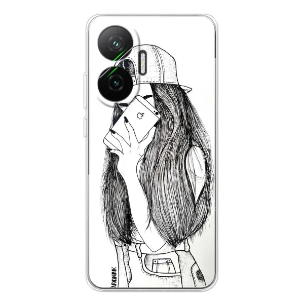 Чехол с принтом «Фото девочки» для Xiaomi POCO F7