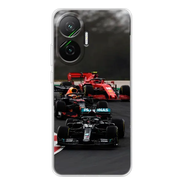 Чехол с принтом «Гонка Формула 1» для Xiaomi POCO F7