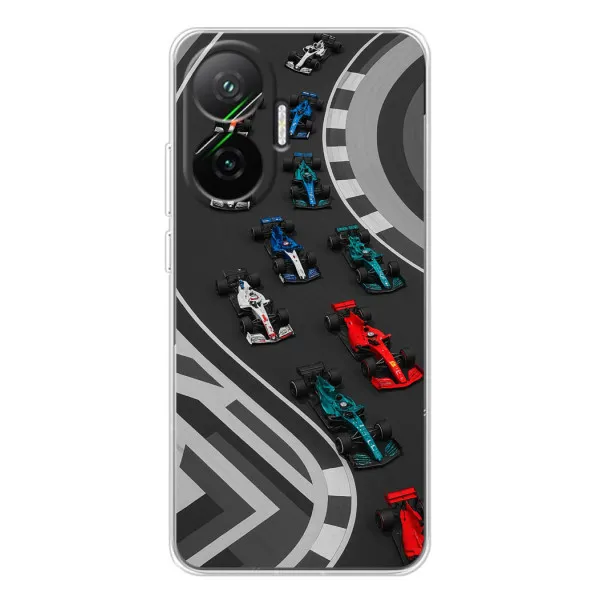 Чехол с принтом «Трасса Ф1» для Xiaomi POCO F7