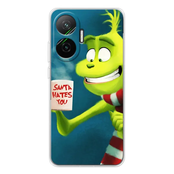 Чохол з принтом «Зелений Грінч» для Xiaomi POCO F7