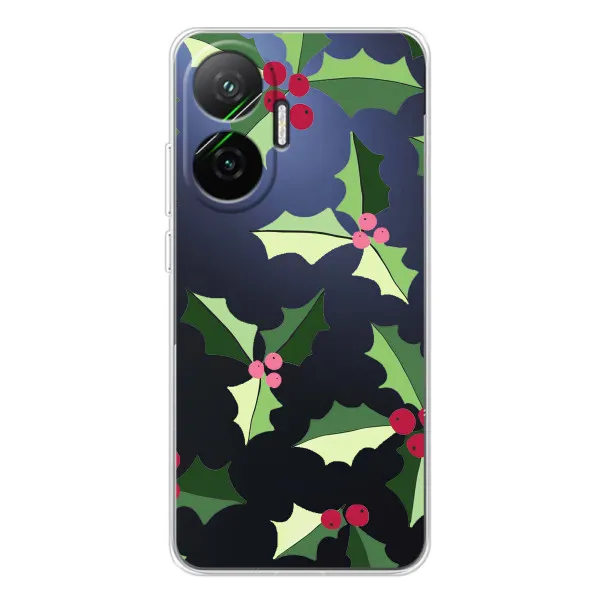Чехол с принтом «Рождественский фон» для Xiaomi POCO F7