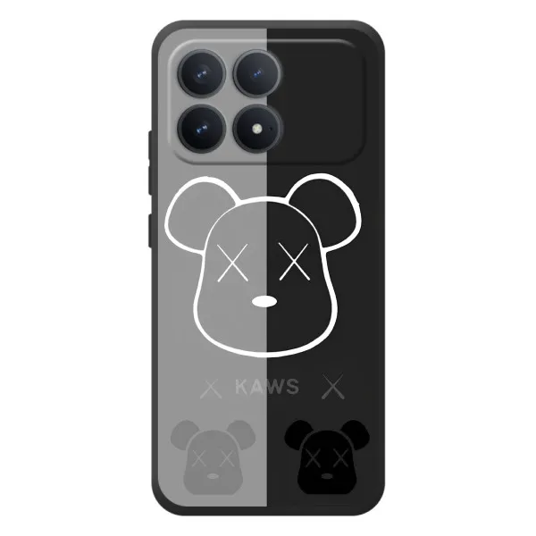 Чехол с принтом «БеарБрик глаза» для Xiaomi Poco F8 Pro