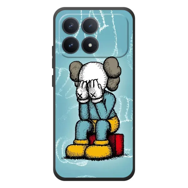 Чехол с принтом «Плач Bearbrick» для Xiaomi Poco F8 Pro