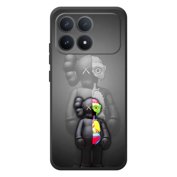Чехол с принтом «Тело Bearbrick» для Xiaomi Poco F8 Pro