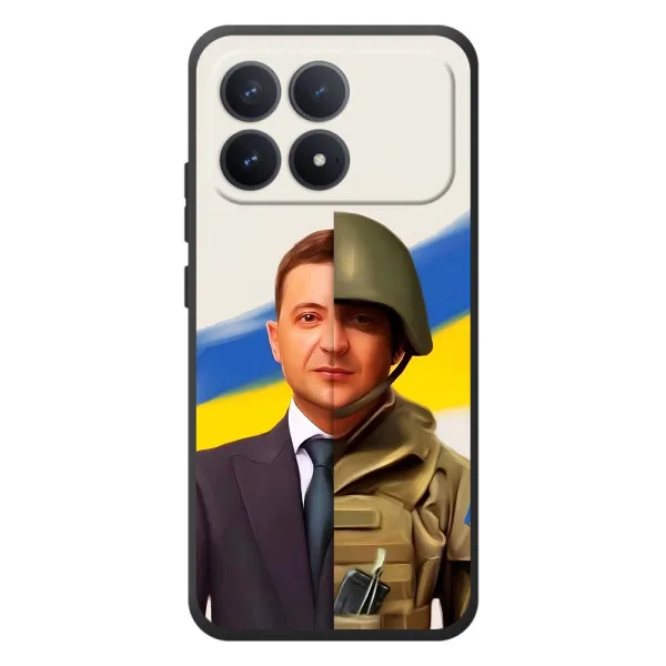 Чехол с принтом «Зеленский солдат» для Xiaomi Poco F8 Pro