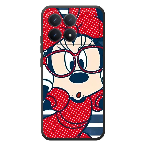 Чехол с принтом «Маус в очках» для Xiaomi Poco F8 Pro
