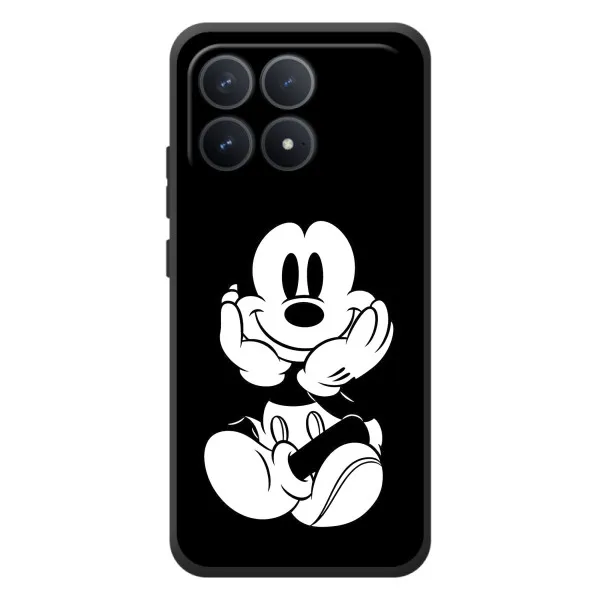 Чехол с принтом «Микки на черном» для Xiaomi Poco F8 Pro