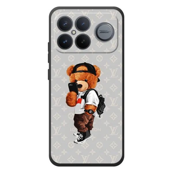 Чехол с принтом «Мишка Луи» для Xiaomi Poco F8 Ultra