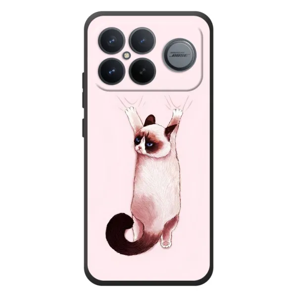 Чехол с принтом «Котик падает» для Xiaomi Poco F8 Ultra Чехол с принтом «Котик падает» для Xiaomi Poco F8 Ultra