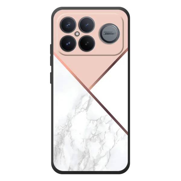 Чохол з принтом «Тройний мрамор» для Xiaomi Poco F8 Ultra