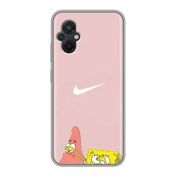 Чехол с принтом «Патрик и Губка» для Xiaomi POCO M5
