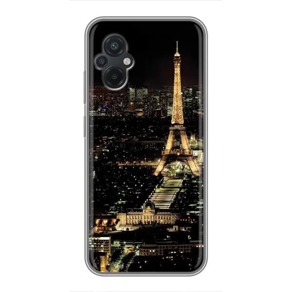 Чехол с принтом «Ночной Париж» для Xiaomi POCO M5