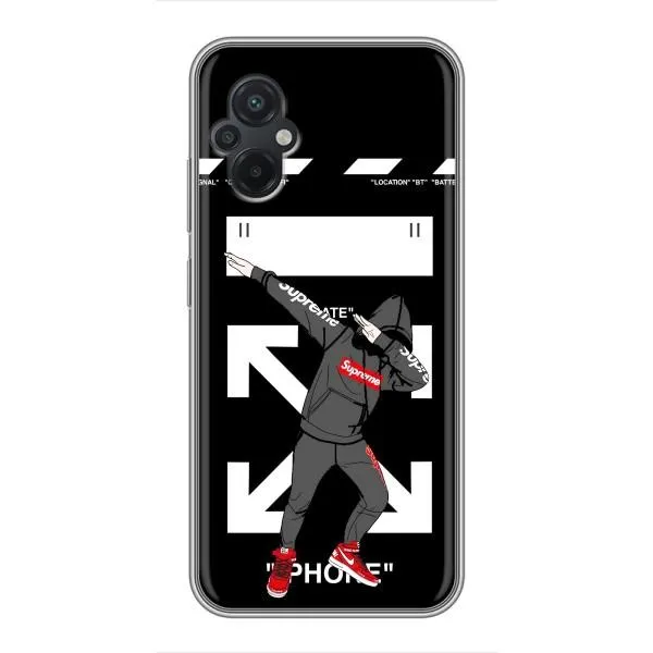 Чехол с принтом «Суприм» для Xiaomi POCO M5