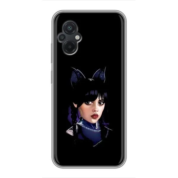 Чехол с принтом «серьезная Уэнздей» для Xiaomi POCO M5