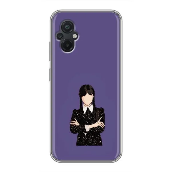 Чехол с принтом «Уэнздей в черном» для Xiaomi POCO M5