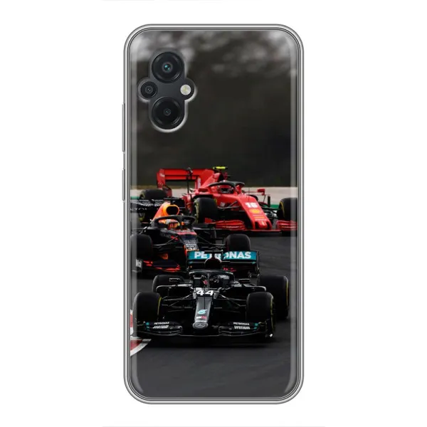 Чехол с принтом «Гонка Формула 1» для Xiaomi POCO M5