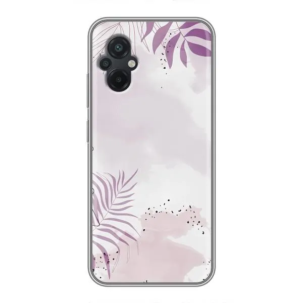 Чехол с принтом «Фиолетовые листья» для Xiaomi POCO M5