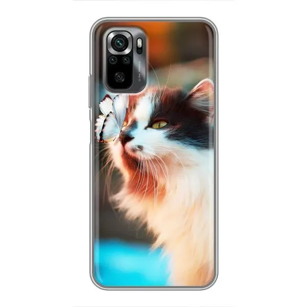 Чехол с принтом «Котик с бабочкой» для Xiaomi POCO M5s Чехол с принтом «Котик с бабочкой» для Xiaomi POCO M5s