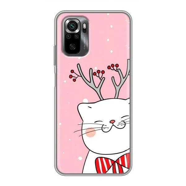 Чохол з принтом «Зимовий кіт» для Xiaomi POCO M5s