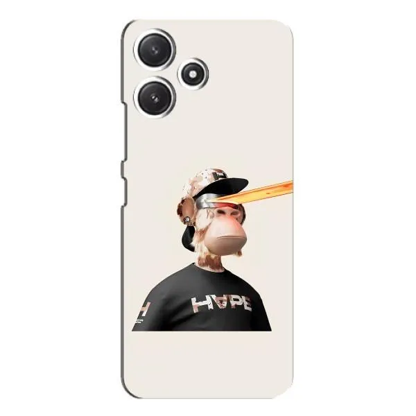 Чехол с принтом «обезьяна NFT в очках» для Xiaomi POCO M6 Pro (5G)