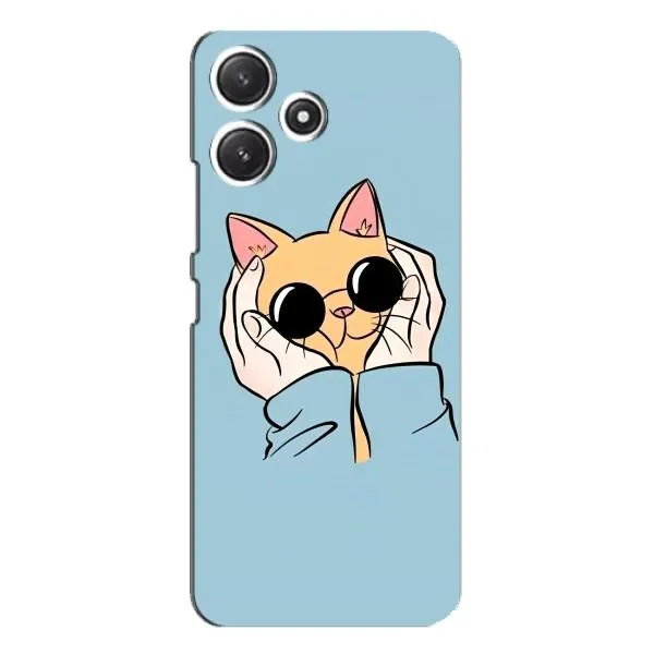 Чехол с принтом «Котик в очках» для Xiaomi POCO M6 Pro (5G)
