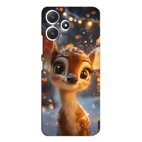 Чохол з принтом «Оленятко серед гірлянд» для Xiaomi POCO M6 Pro (5G) Чохол з принтом «Оленятко серед гірлянд» для Xiaomi POCO M6 Pro (5G)