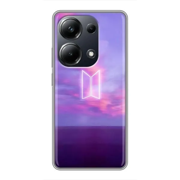 Чехол с принтом «BTS логотип» для Xiaomi POCO M6 Pro