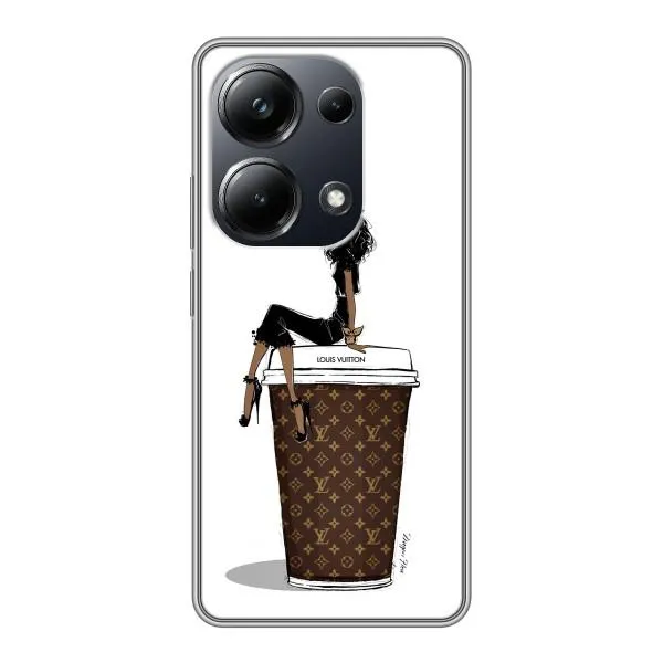 Чехол с принтом «кофе LOUIS VUITTON» для Xiaomi POCO M6 Pro Чехол с принтом «кофе LOUIS VUITTON» для Xiaomi POCO M6 Pro