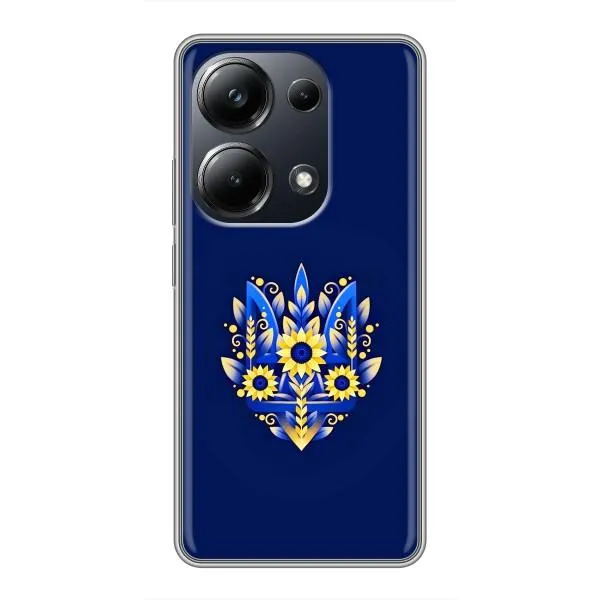 Чехол с принтом «Цветочный Герб» для Xiaomi POCO M6 Pro