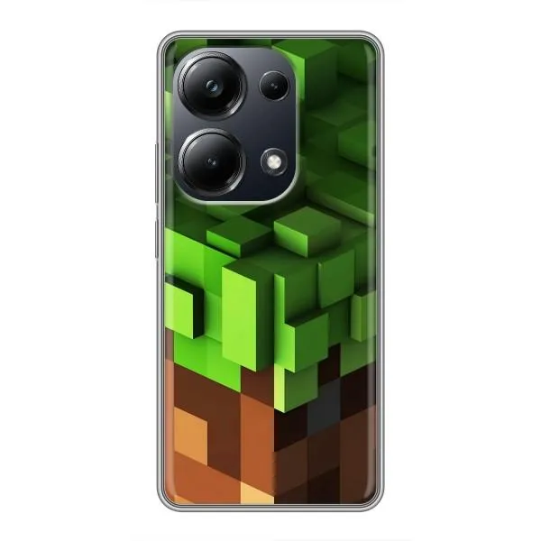 Чохол з принтом «текстура Майнкрафт» для Xiaomi POCO M6 Pro