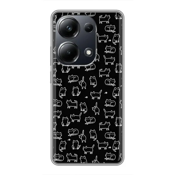 Чехол с принтом «Меленькие котики» для Xiaomi POCO M6 Pro Чехол с принтом «Меленькие котики» для Xiaomi POCO M6 Pro