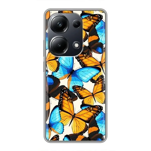 Чехол с принтом «Яркие бабочки» для Xiaomi POCO M6 Pro