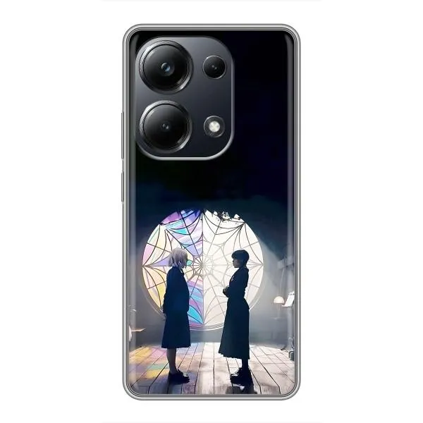 Чехол с принтом «Уэнздей и Инид» для Xiaomi POCO M6 Pro Чехол с принтом «Уэнздей и Инид» для Xiaomi POCO M6 Pro