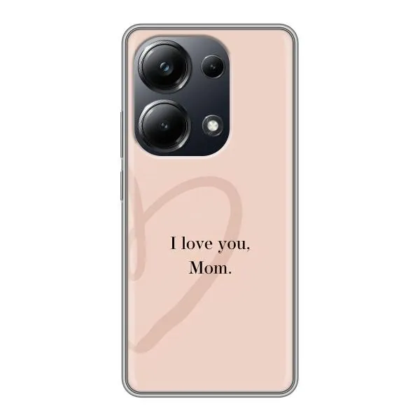 Чехол с принтом «Сердце маме» для Xiaomi POCO M6 Pro