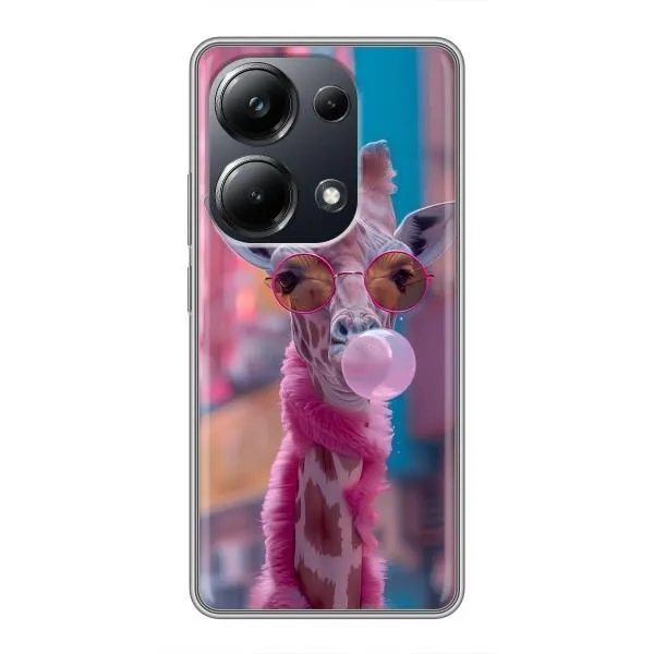 Чехол с принтом «Стильный жирав» для Xiaomi POCO M6 Pro Чехол с принтом «Стильный жирав» для Xiaomi POCO M6 Pro