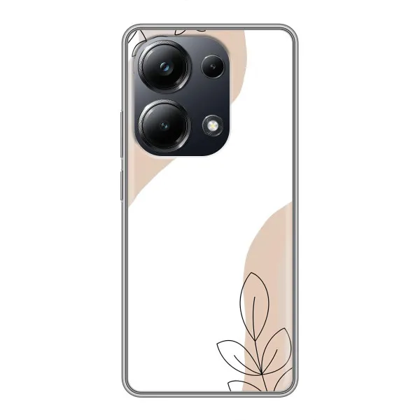 Чохол з принтом «Нюдова гілочка абстракція» для Xiaomi POCO M6 Pro