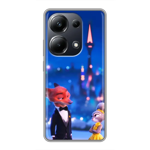 Чехол с принтом «Романтический вечер Зверополис» для Xiaomi POCO M6 Pro Чехол с принтом «Романтический вечер Зверополис» для Xiaomi POCO M6 Pro