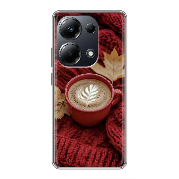 Чохол з принтом «Кава на ковдрі» для Xiaomi POCO M6 Pro