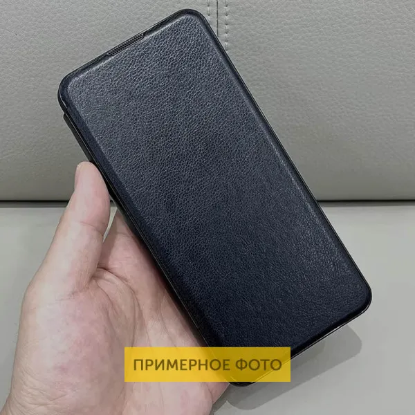 Кожаный чехол-книжка Belora для Xiaomi Redmi 13 4G / Poco M6 4G — Черный — фото 3