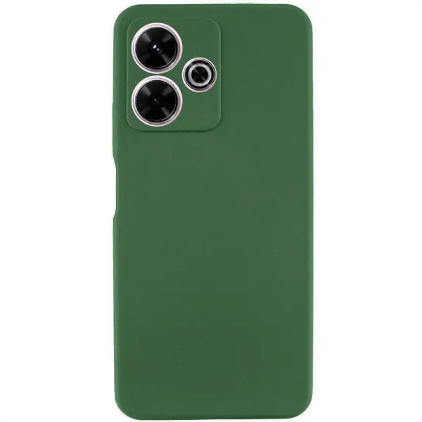 Чехол Silicone Cover Lakshmi Full Camera (AAA) для Xiaomi Redmi 13 4G / Poco M6 4G — Зеленый — фото 1 Чехол Silicone Cover Lakshmi Full Camera (AAA) для Xiaomi Redmi 13 4G / Poco M6 4G — Зеленый — фото 1