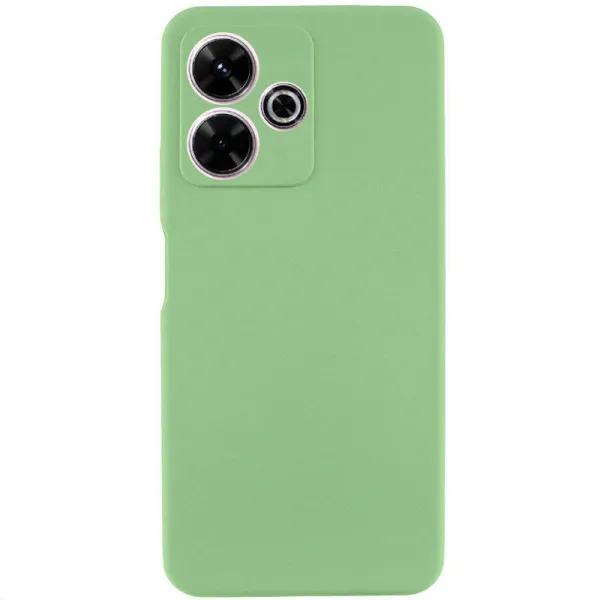 Чохол Silicone Cover Lakshmi Full Camera (AAA) для Xiaomi Redmi 13 4G / Poco M6 4G — М'ятний — фото 1