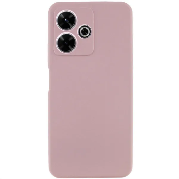 Чохол Silicone Cover Lakshmi Full Camera (AAA) для Xiaomi Redmi 13 4G / Poco M6 4G — Рожевий — фото 1