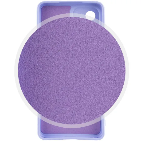 Чохол Silicone Cover Lakshmi Full Camera (AAA) для Xiaomi Redmi 13 4G / Poco M6 4G — Бузковий — фото 3