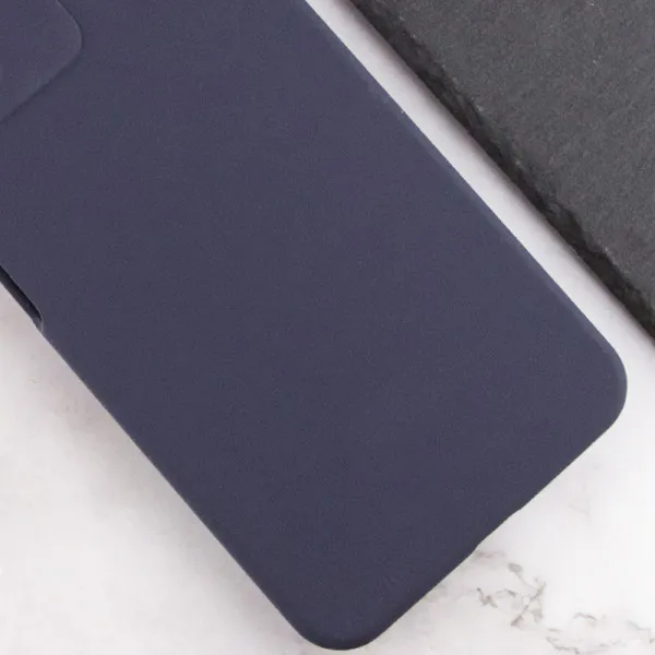 Чохол Silicone Cover Lakshmi Full Camera (AAA) для Xiaomi Redmi 13 4G / Poco M6 4G — Темно-синій — фото 3