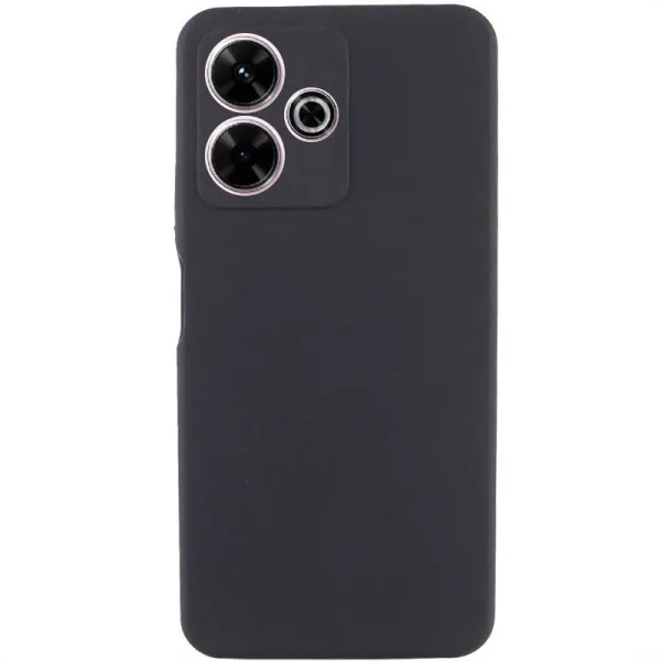 Чехол Silicone Cover Lakshmi Full Camera (AAA) для Xiaomi Redmi 13 4G / Poco M6 4G — Черный — фото 1 Чехол Silicone Cover Lakshmi Full Camera (AAA) для Xiaomi Redmi 13 4G / Poco M6 4G — Черный — фото 1